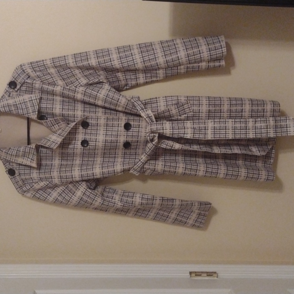 Coat, brown and gray
